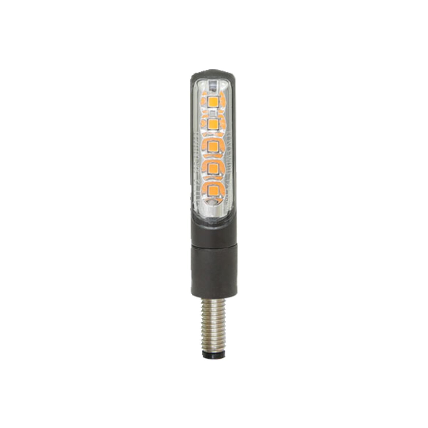 KOSO, 'Electro' turn signal with running, light Black, Matte