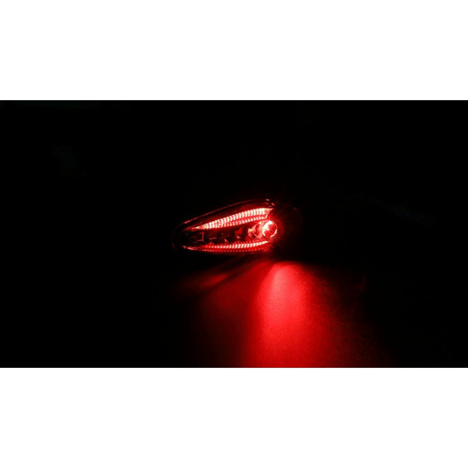 KOSO, Sonic LED 3-1 taillight turn signal combo set, Black, Matte
