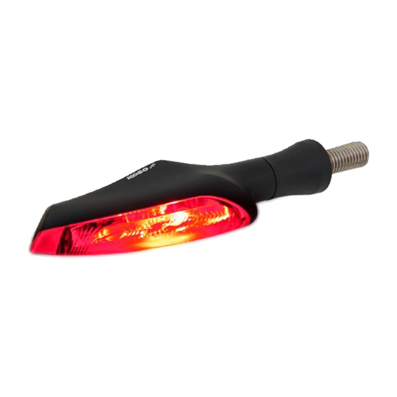 KOSO, Infinity LED 3-1 taillight / turn signal combo, Black, Matte
