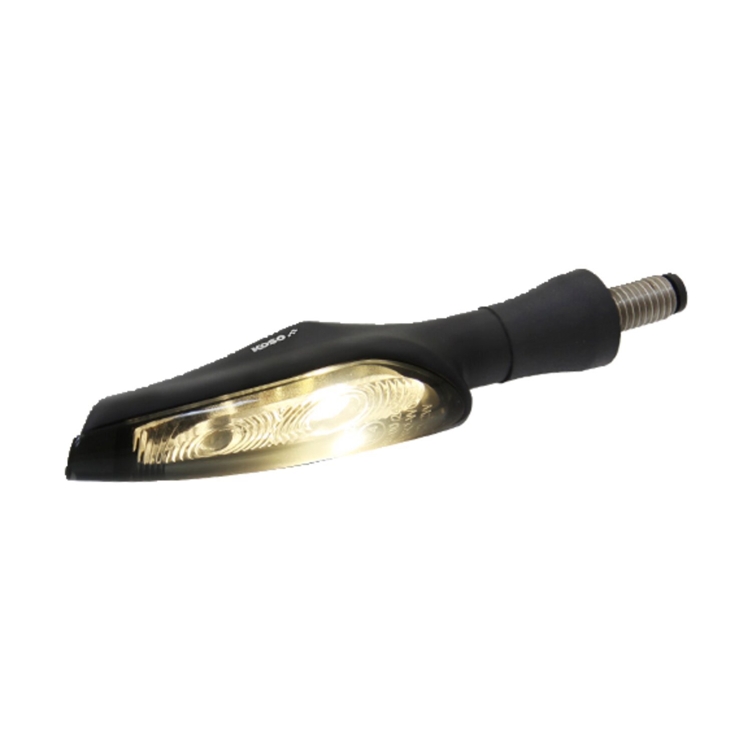KOSO, Infinity-F LED turn signal with position, light Black, Matte