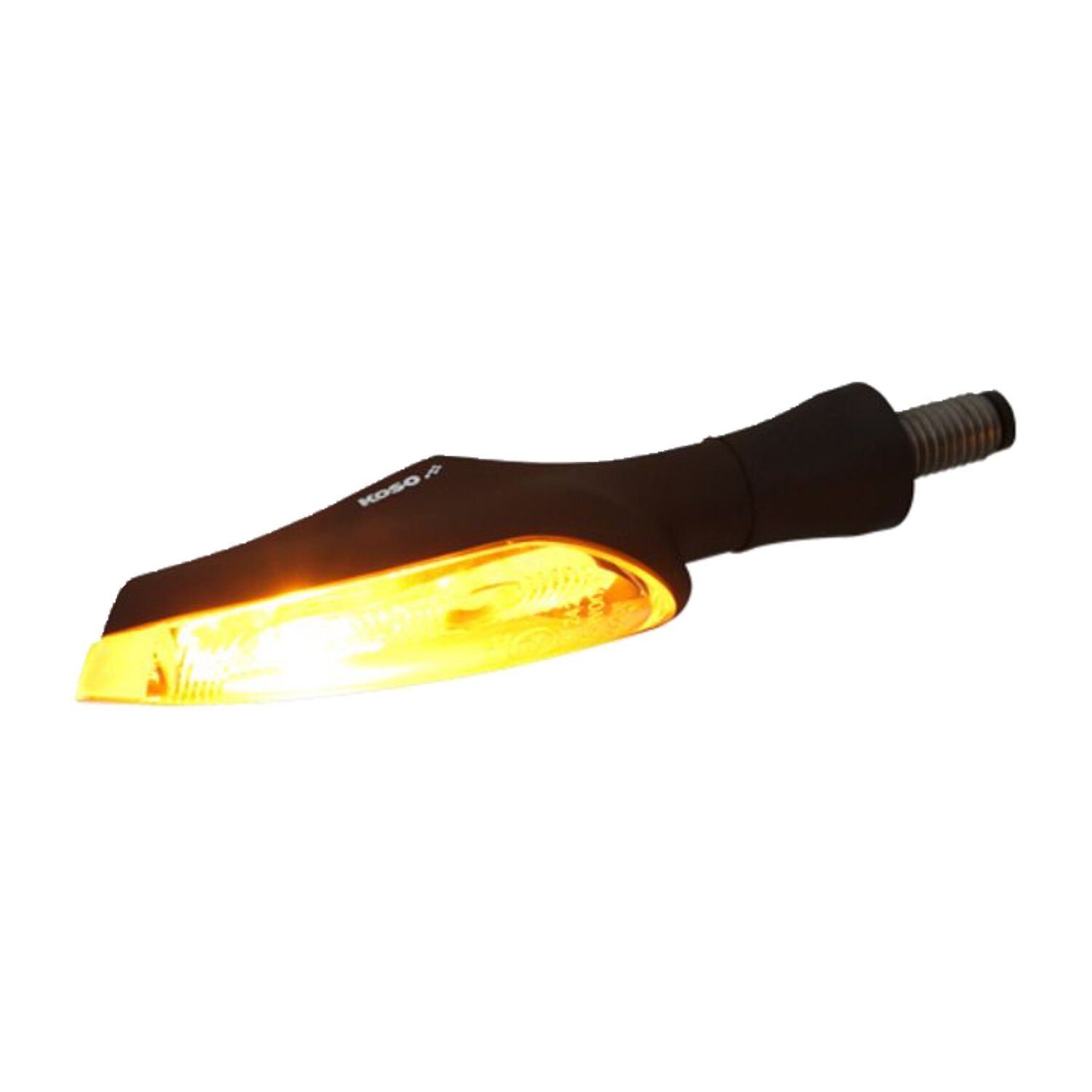 KOSO, Infinity-F LED turn signal with position, light Black, Matte
