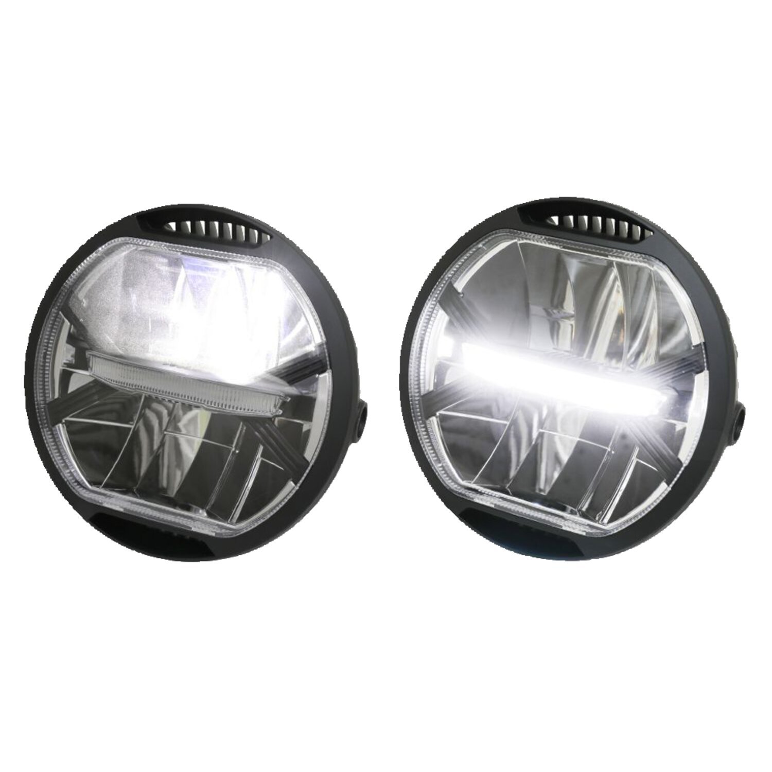 KOSO, Thunderbolt 170mm LED headlamp, Black