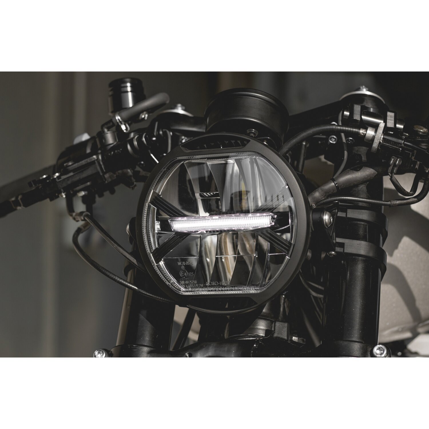 KOSO, Thunderbolt 170mm LED headlamp, Black