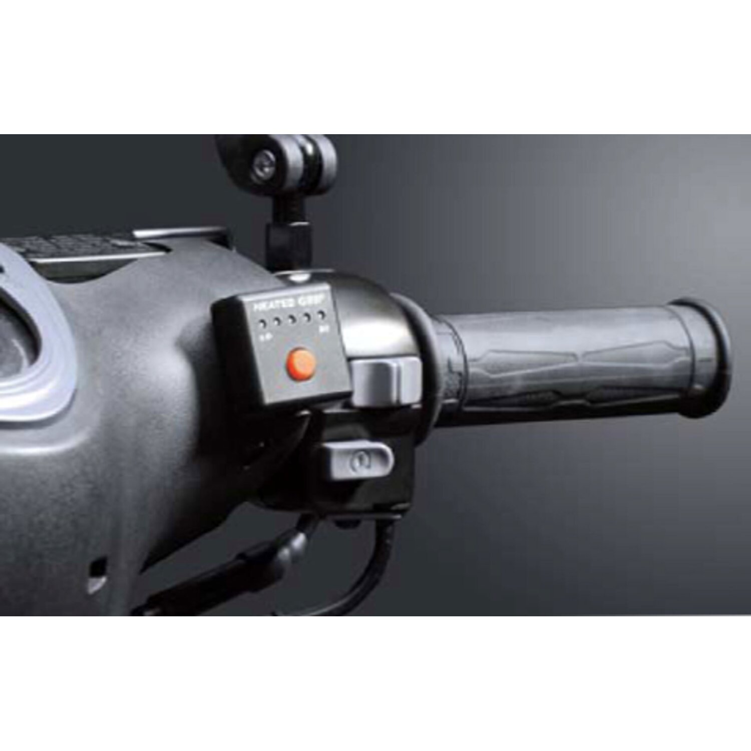 KOSO, heated grips Basic. 7/8" & 7/8", Black