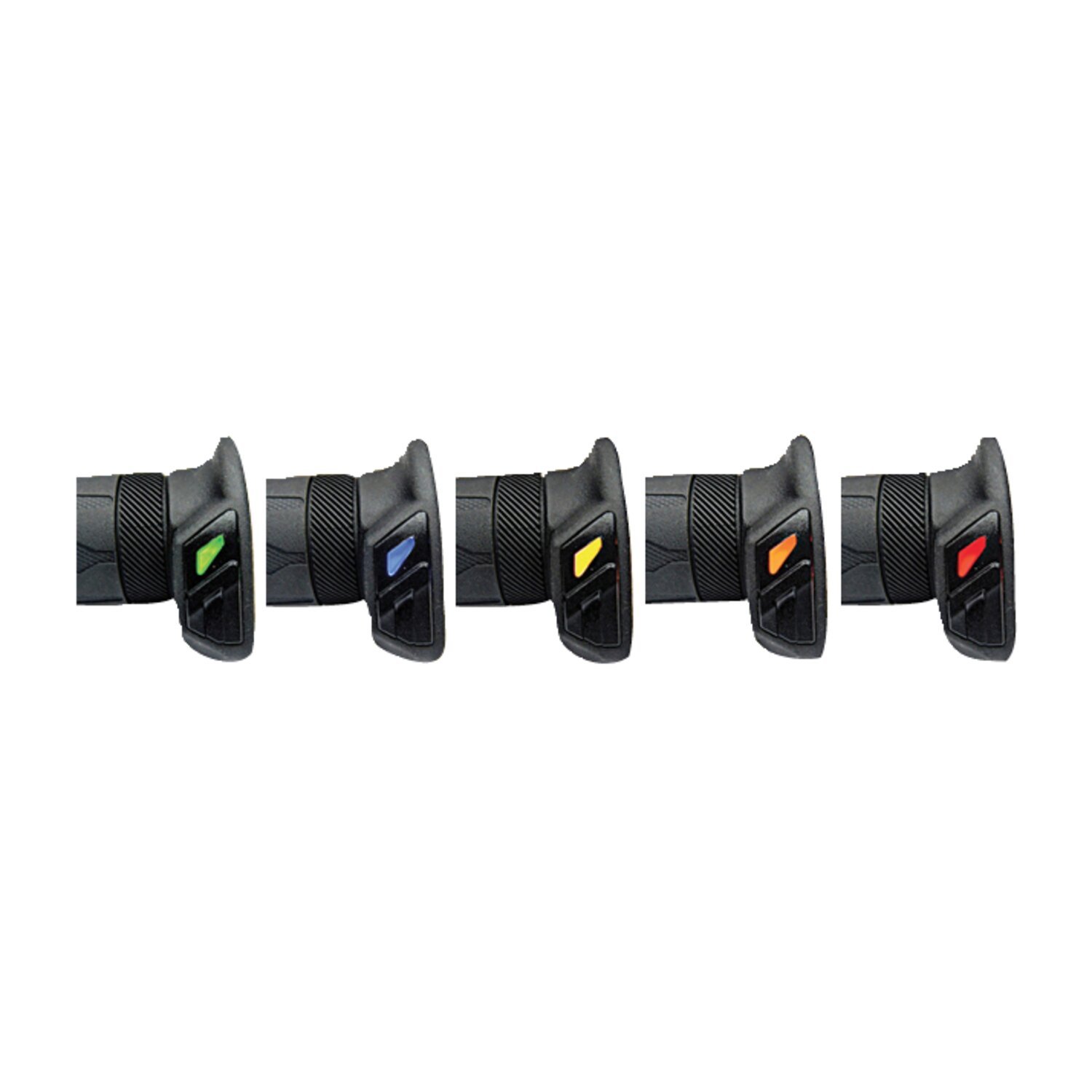 KOSO, HG13 heated grips. 130mm grip length, Black