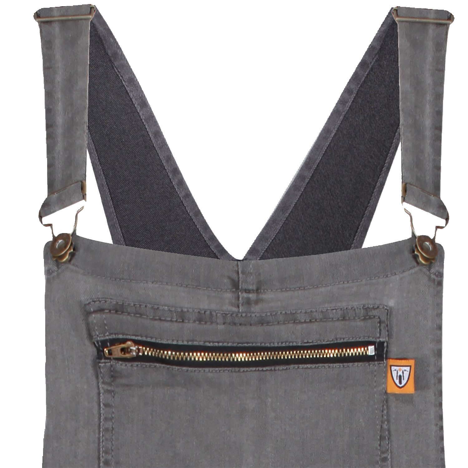 Motogirl Irene Grey "Dungri" overall, Gray, XS