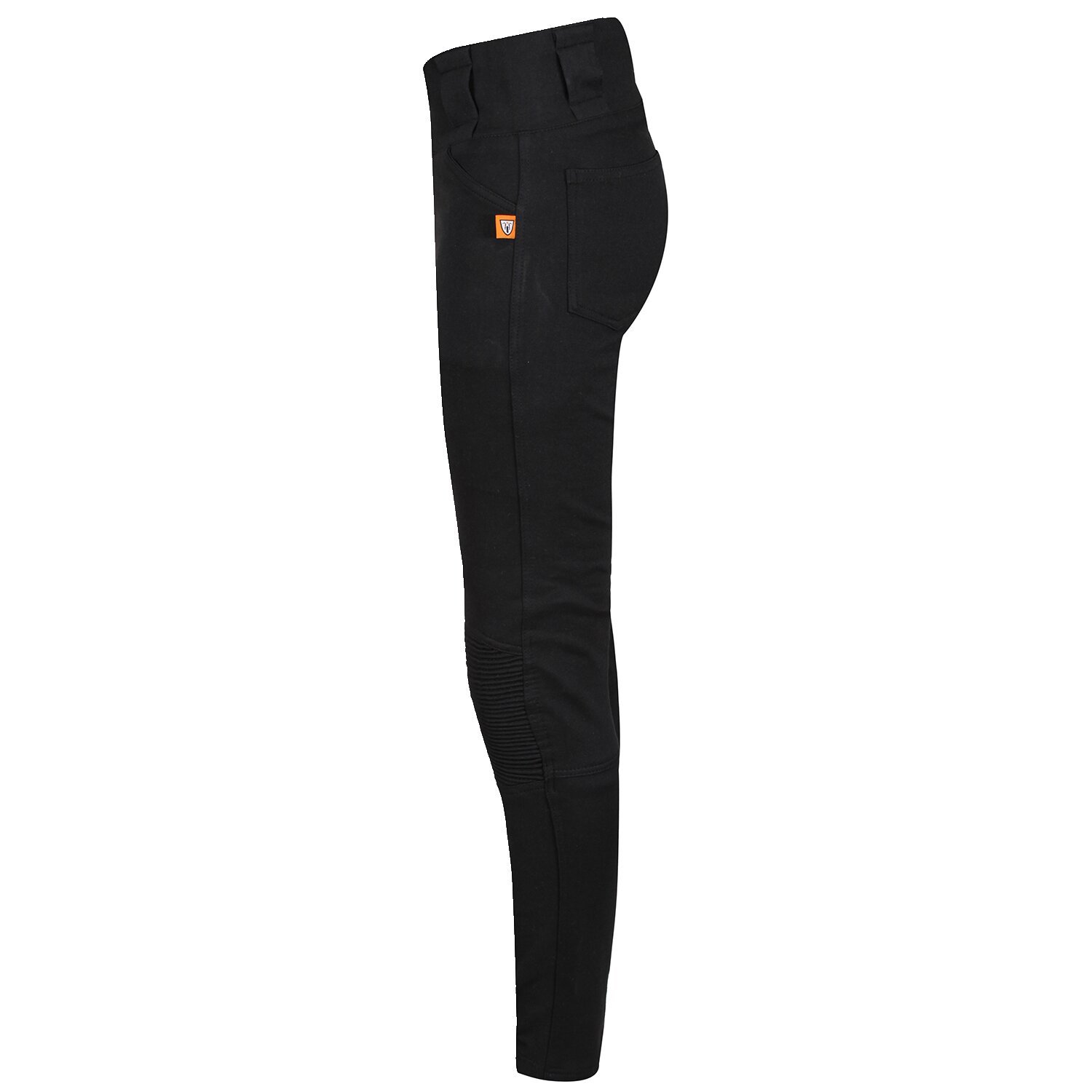 MotoGirl Ribbed Knee leggings black, 44