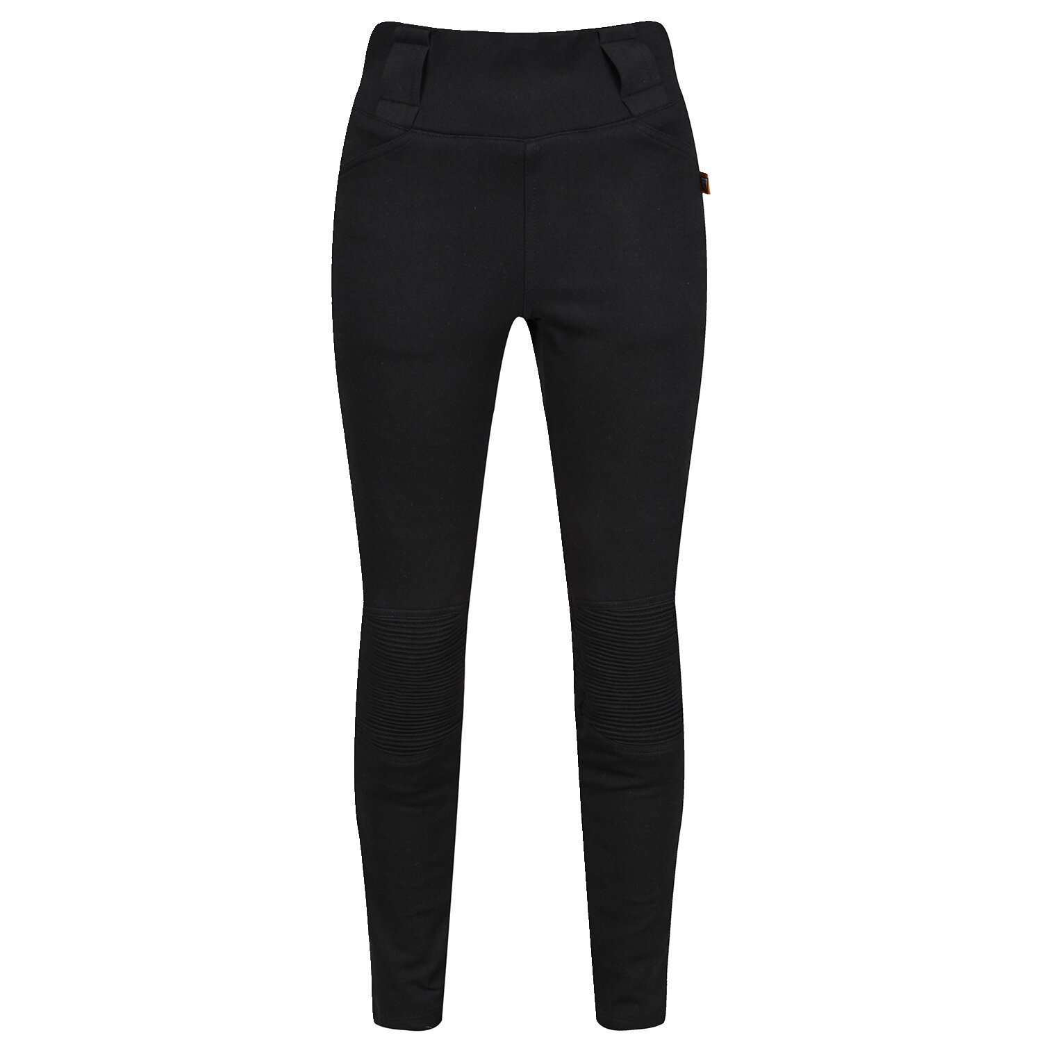 MotoGirl Ribbed Knee leggings black, 44