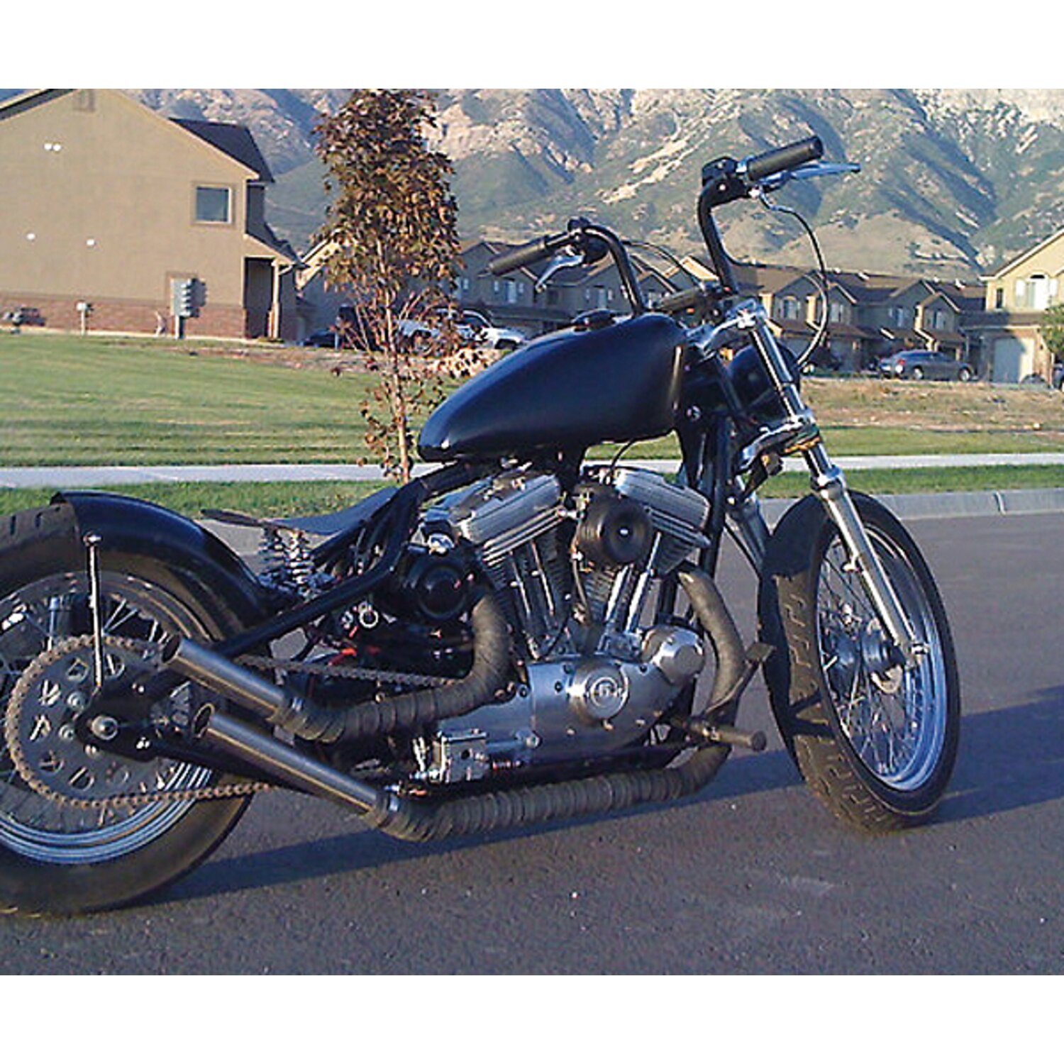 Biltwell 1" Frisco handlebar, Black