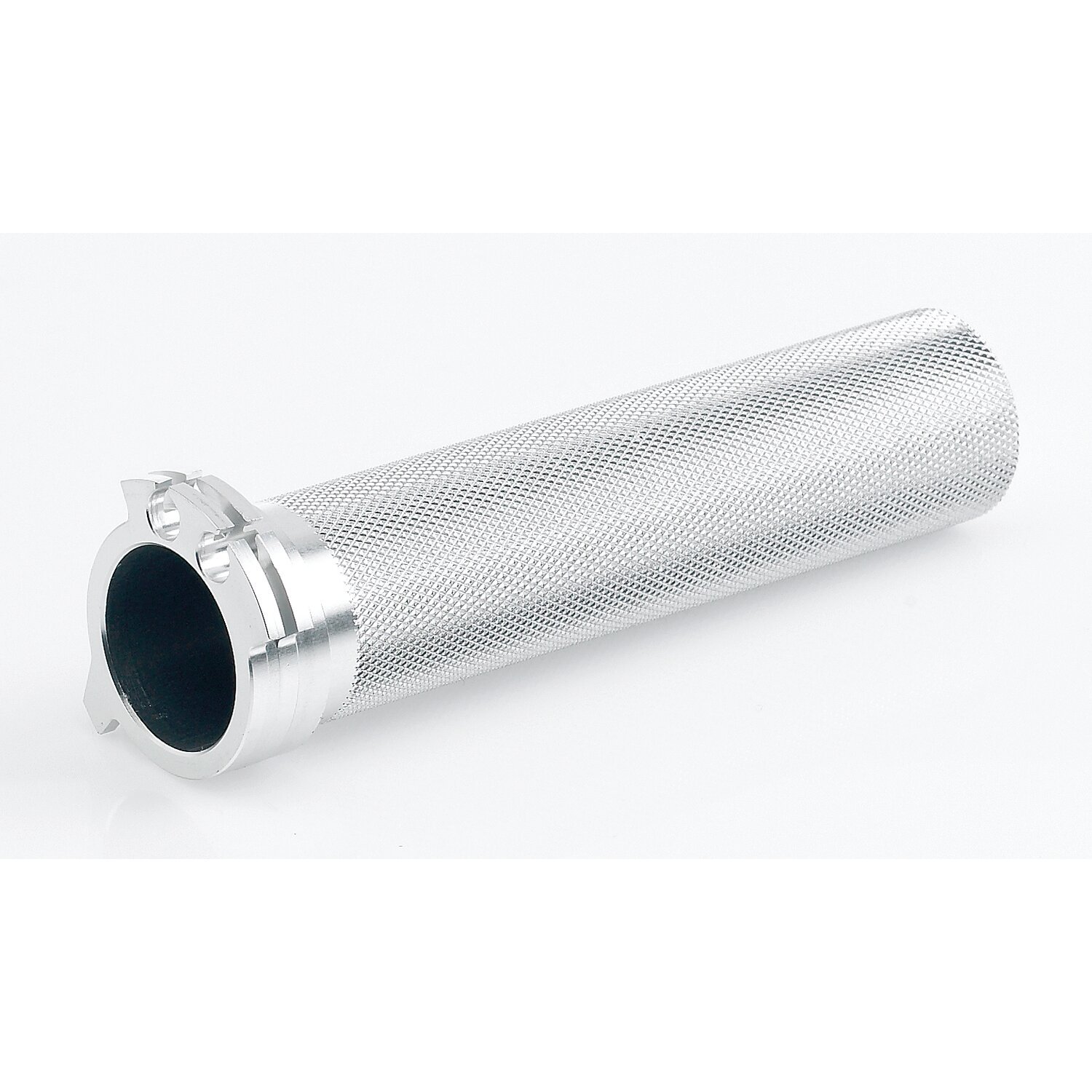 Biltwell, 1" Whiskey throttle sleeve, Silver, Polished