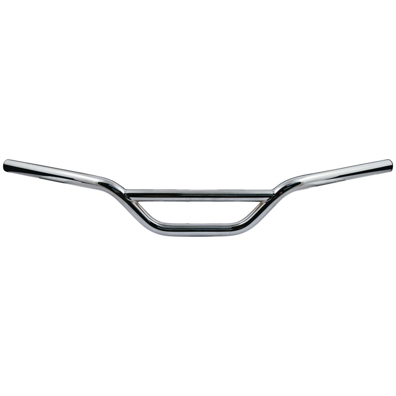 Biltwell 1" Moto bar, Silver, Chrome