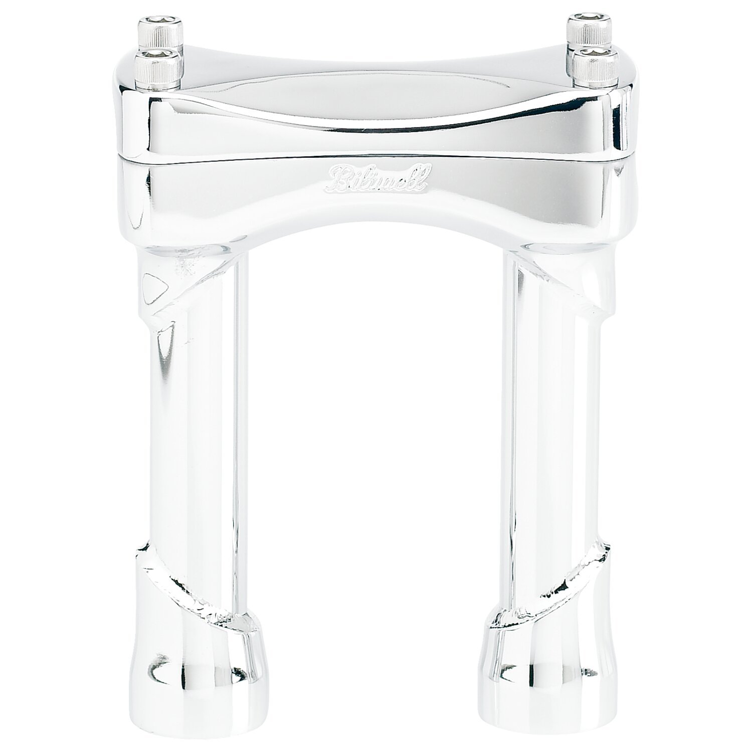 Biltwell Murdock risers 6, Silver, Chrome