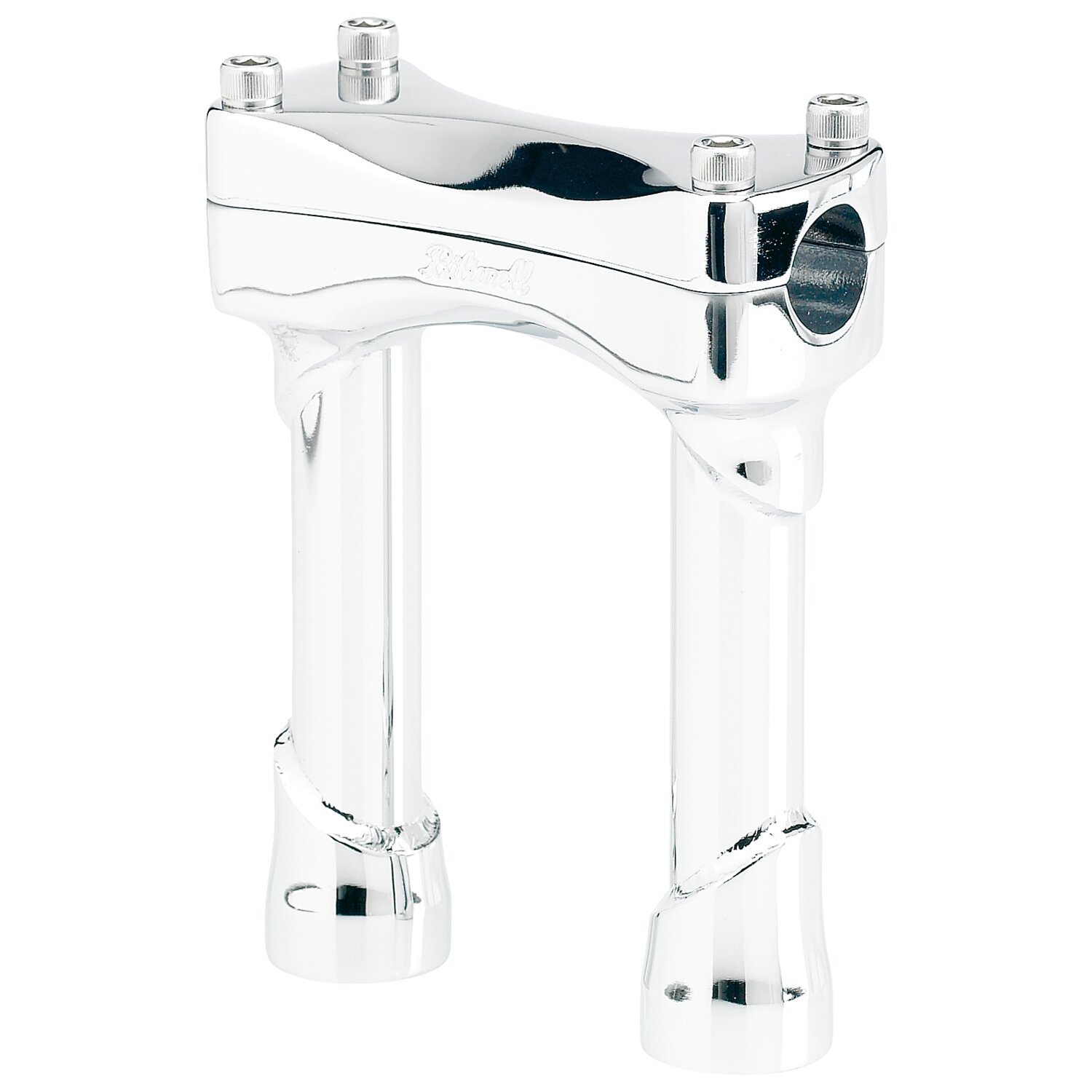 Biltwell Murdock risers 6, Silver, Chrome
