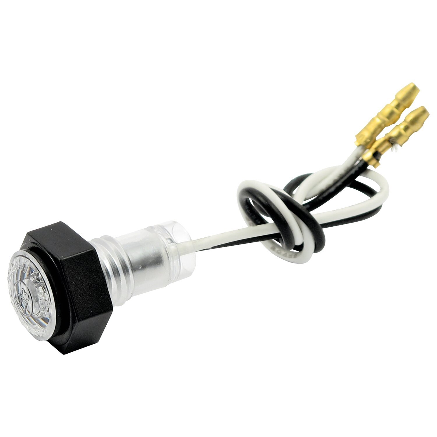 Mini LED position light. 12-volt, White