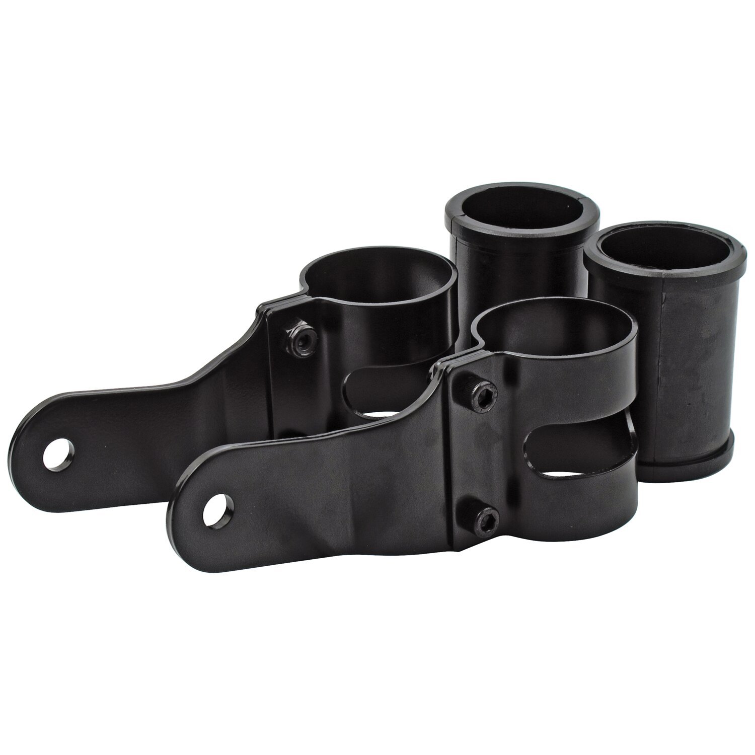 Uni-basic headlamp bracket assembly. Black. 38-42mm