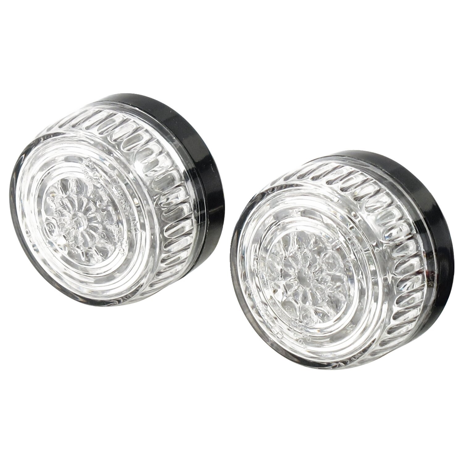 Colorado LED taillight/turn signal combo. Clear lens, Black
