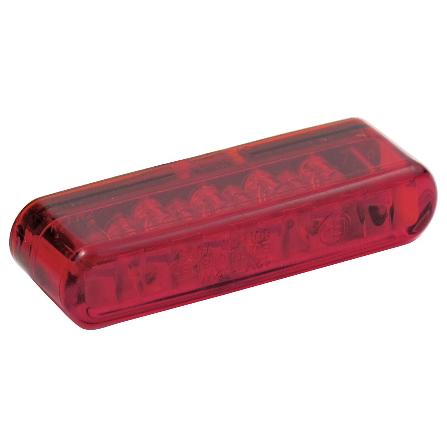 Shorty LED taillight. horizontal use. Red lens