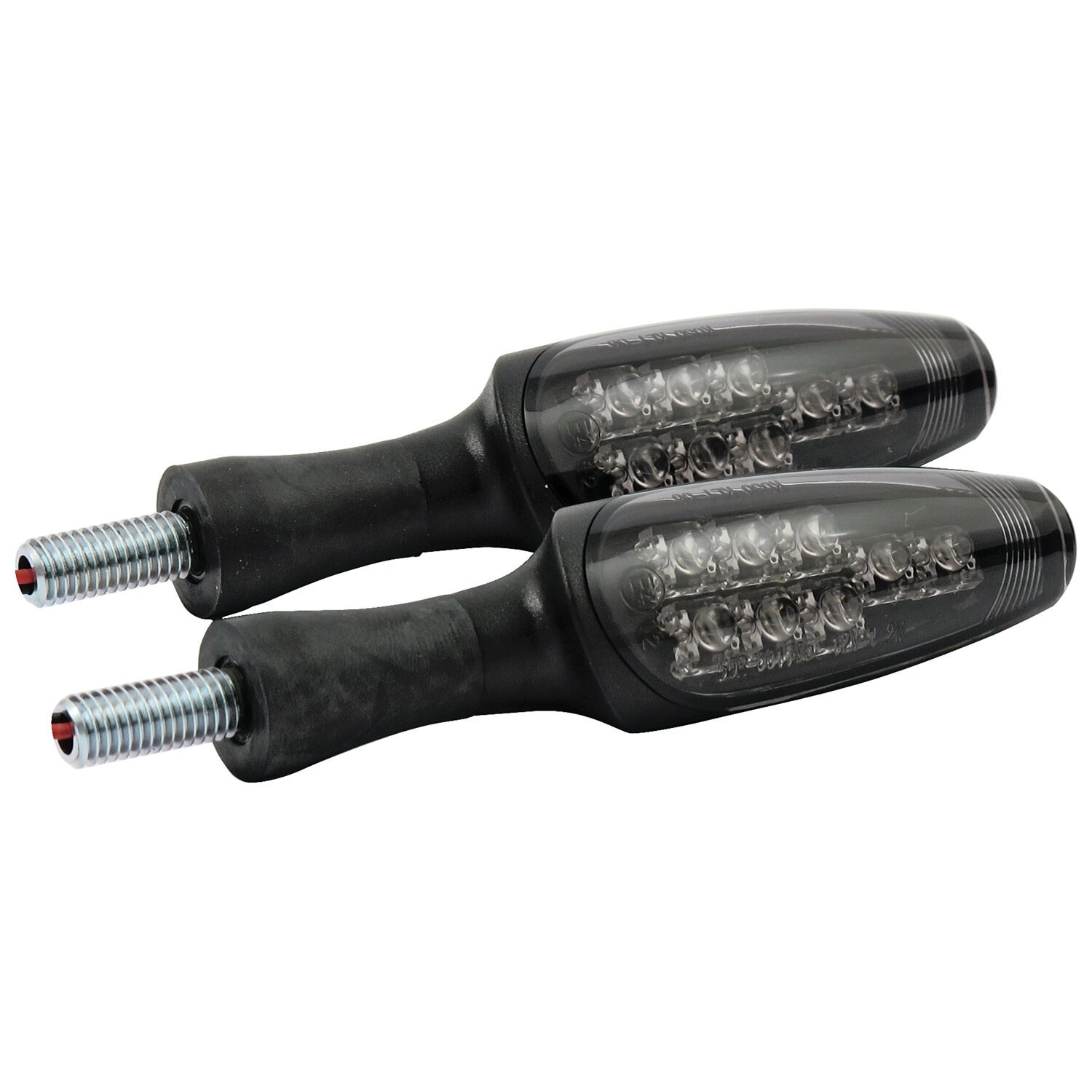 Koso, z1 LED turn signals. Black. Smoke lens
