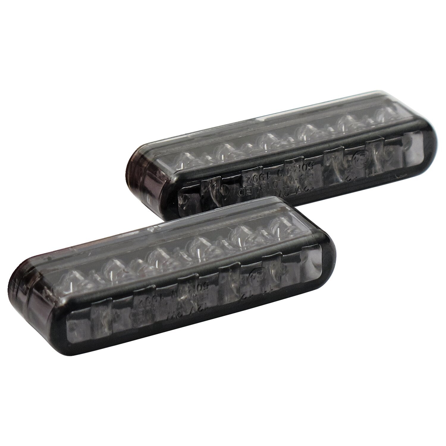 Shorty LED turn signals. Smoke lens, Gray