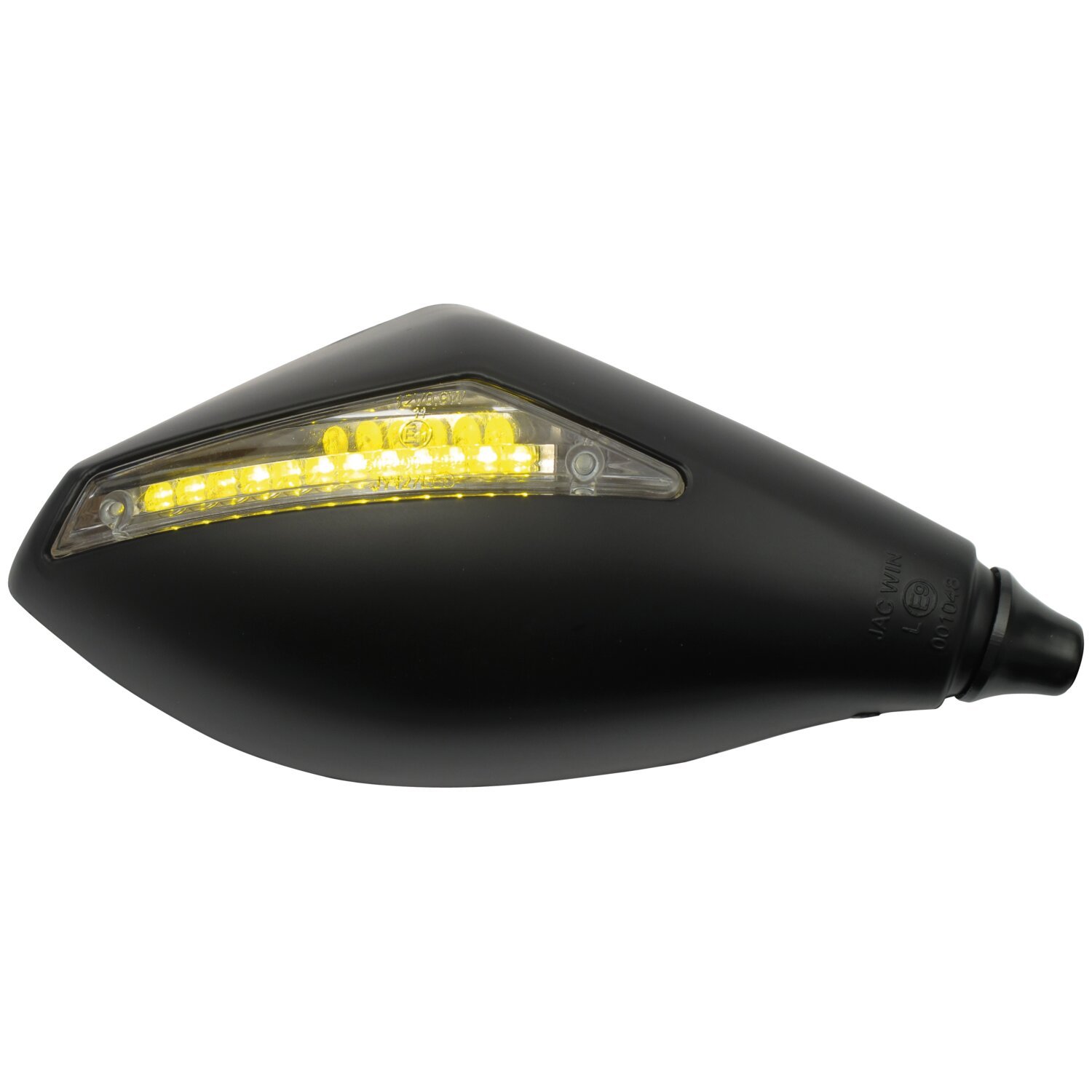 Wrapp LED turn signal mirror set, Black