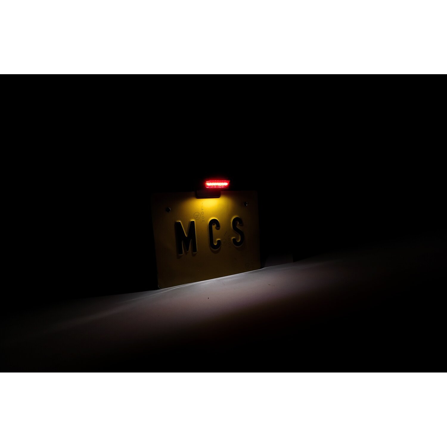 Kelly LED mini taillight, clamp-on, Black