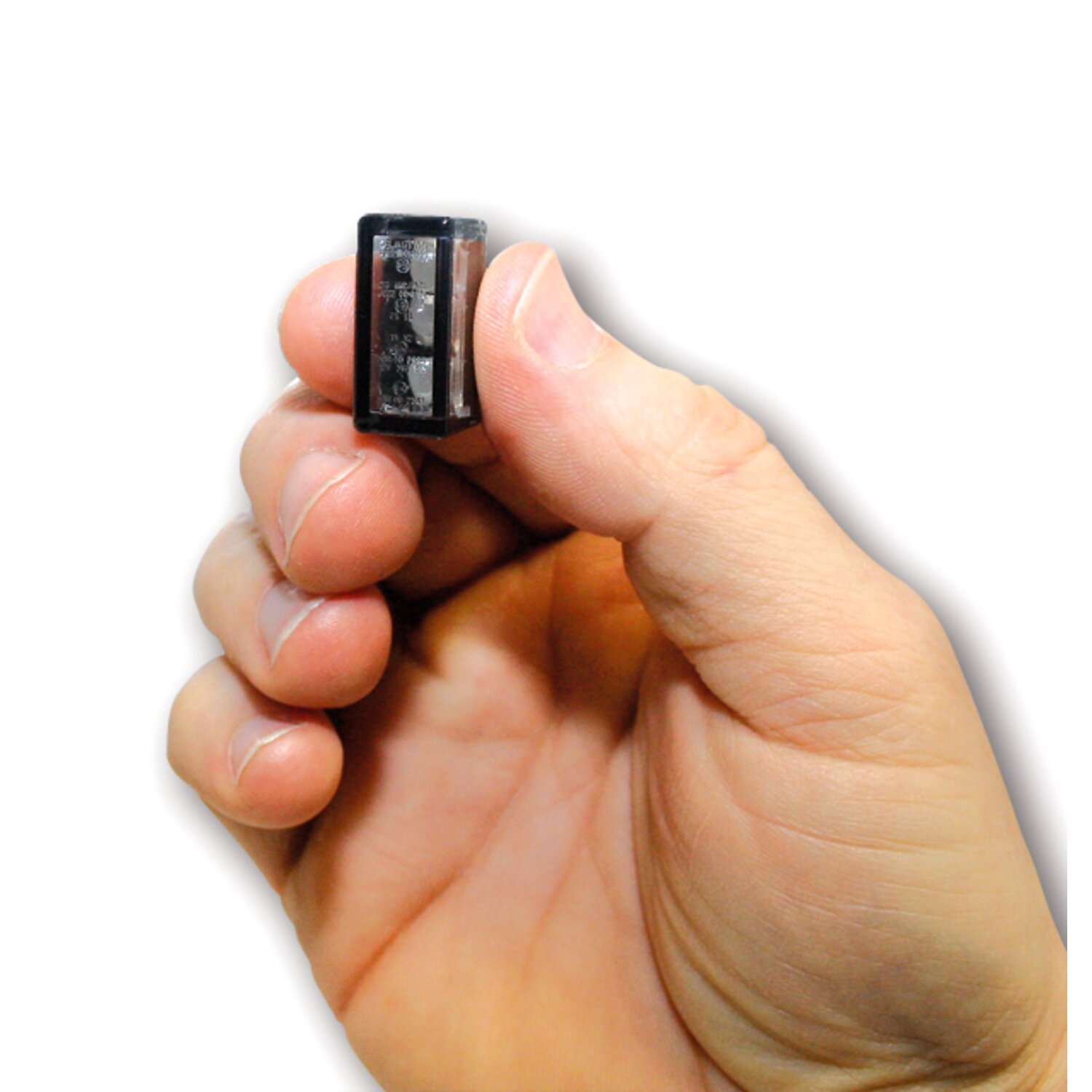 Cube-V mini LED taillight. horizontal. Smoke lens, Gray