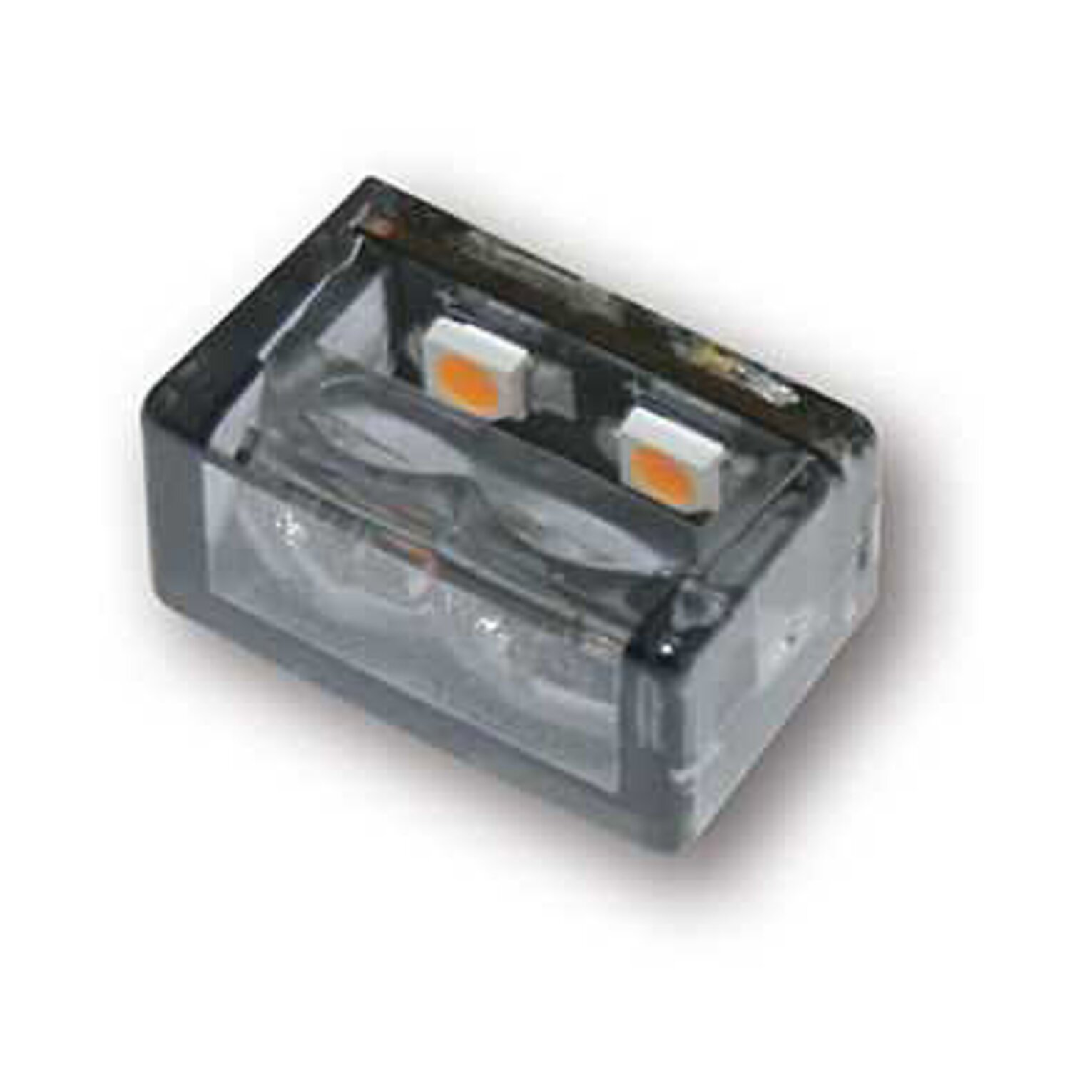 Cube-V mini turn signals 2 LEDs. Smoke lens