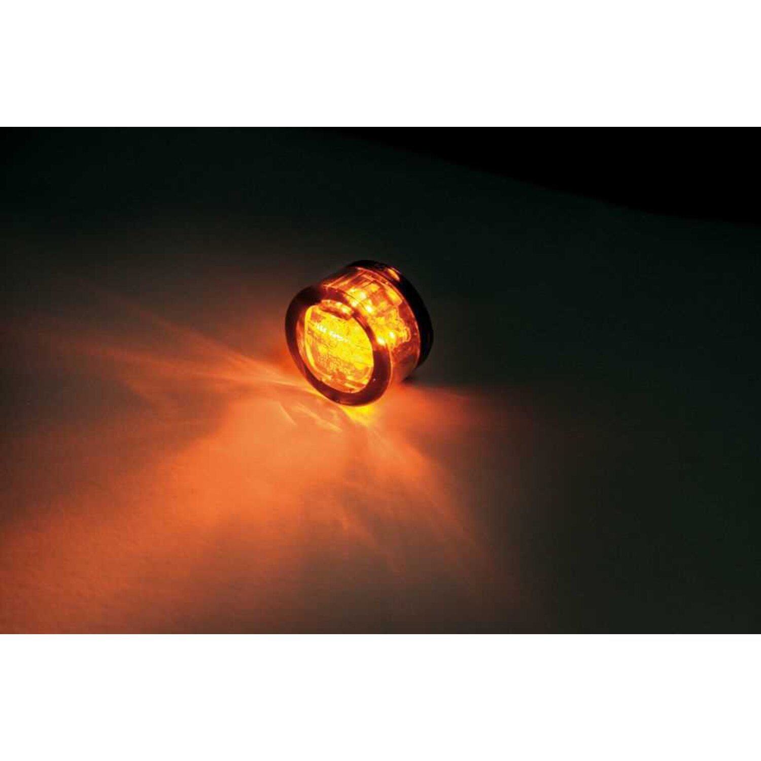 Micro pin, LED turn signals. Smoke ECE appr. lens, Gray