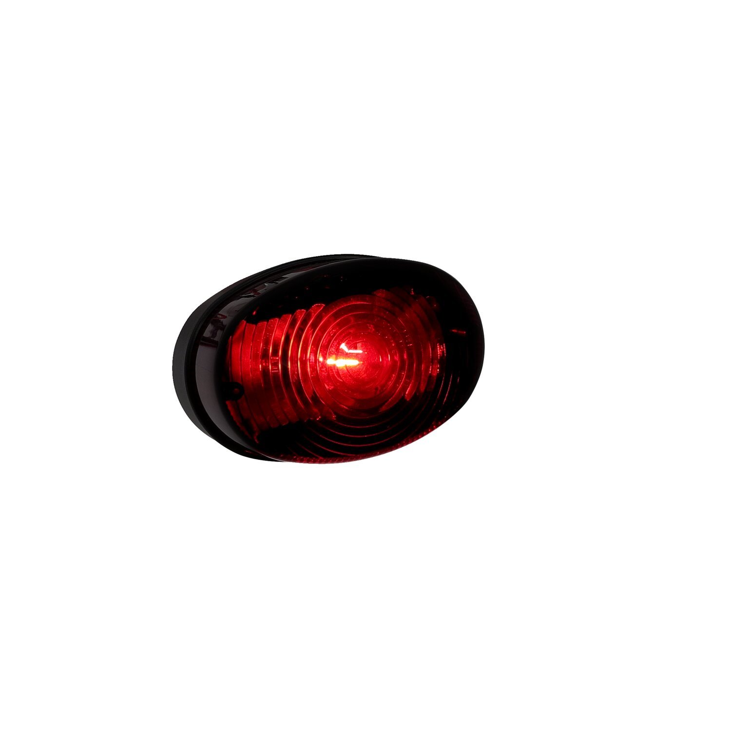 NY oval, taillight. Black. Red lens