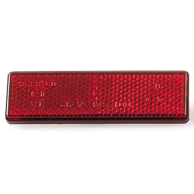 - Self adhesive 
- ECE approved 
A reflector helps your bike to be seen in the dark and therefore qualifies as a great low-cost safety item.  
Note: Dimensions are approximately. 