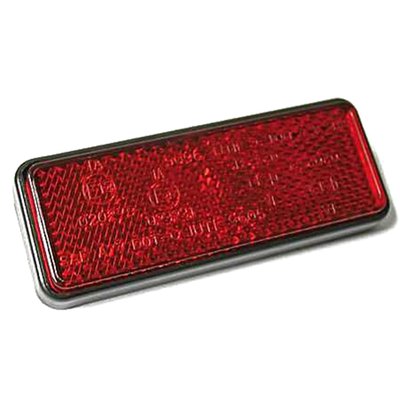 - M5 threaded bolt with flange nut 
- ECE approved 
A reflector helps your bike to be seen in the dark and therefore qualifies as a great low-cost safety item.  
Note: Dimensions are approximately. 
