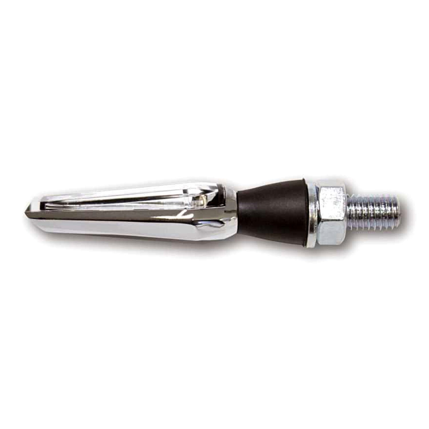 Falcon, LGT LED turn signals. Chrome. Clear lens, White