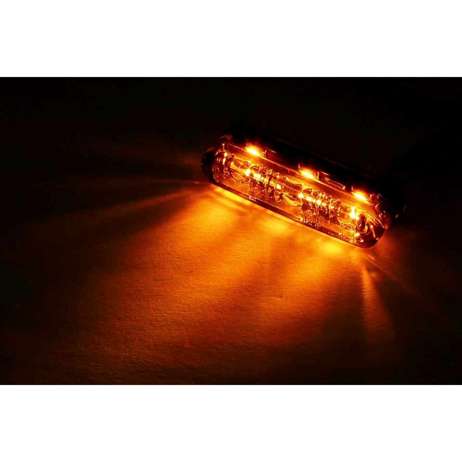 Shorty 2 LED turn signals, smoke lens, Gray