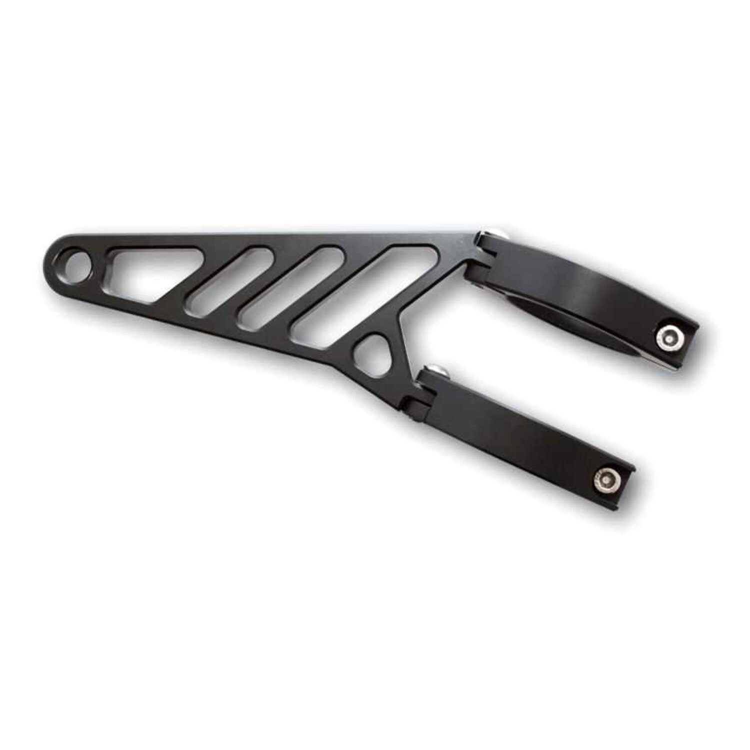 Fingers, adj. headlamp bracket assembly long 35-37mm, Black, Matte