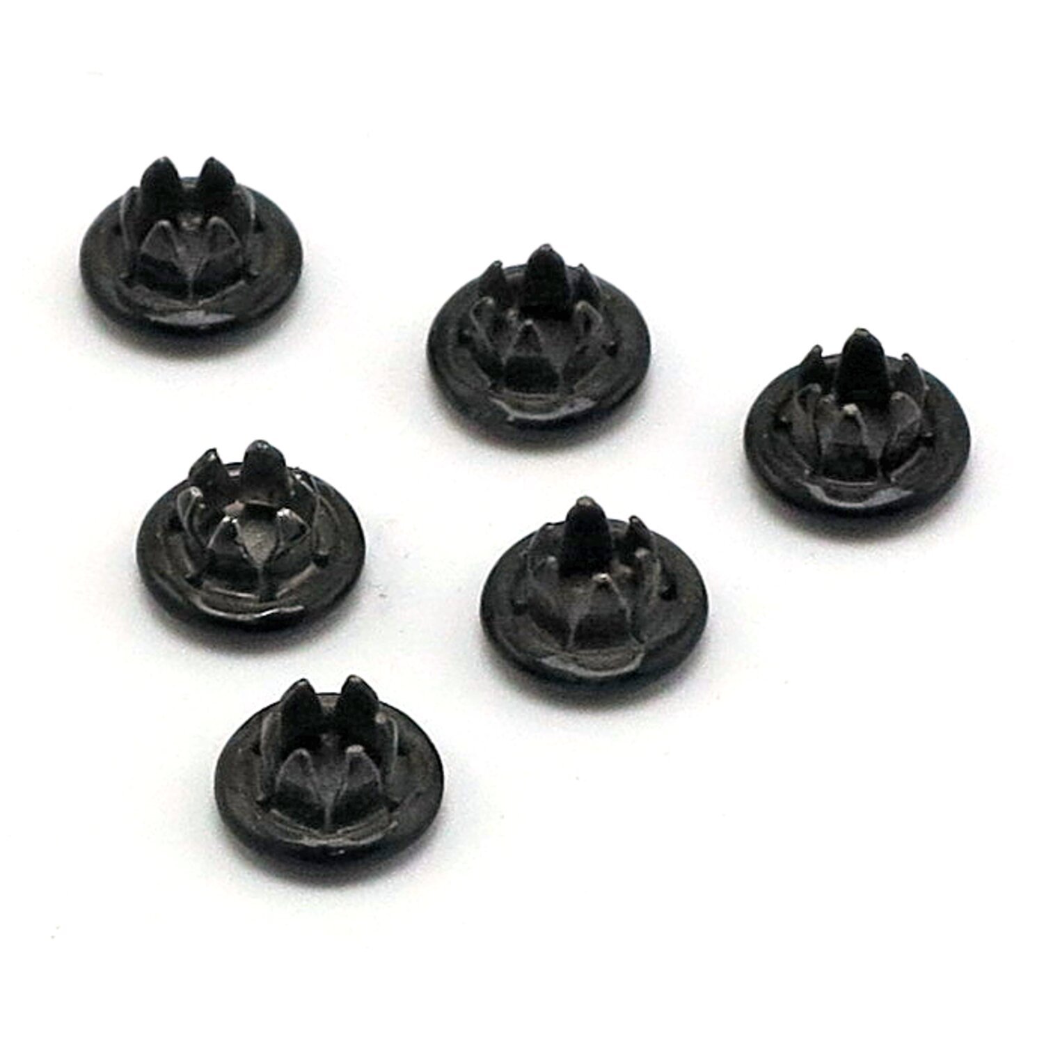 GW push-in plugs 3/16, Black, Gloss