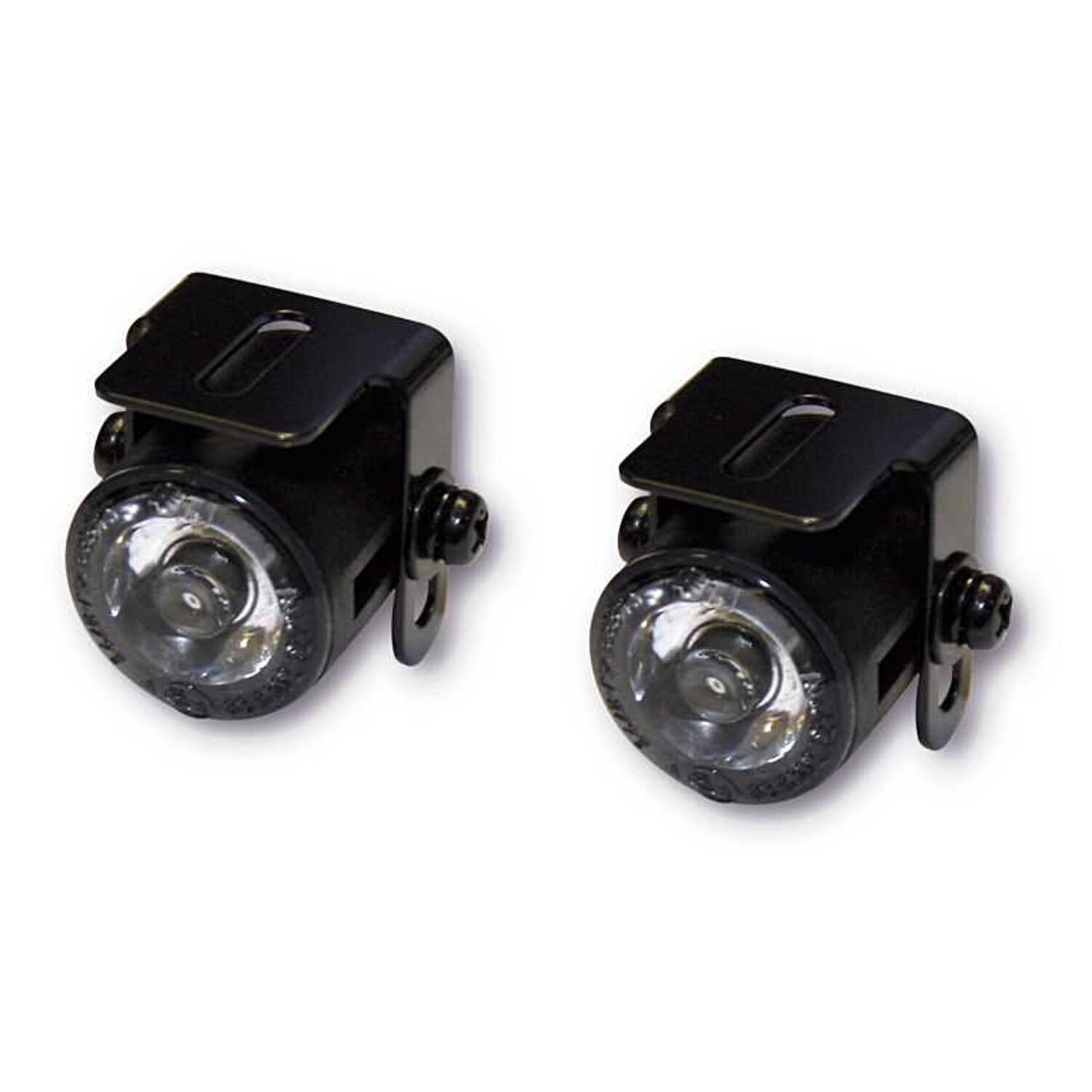Winona, LED position light. Clear lens, Black