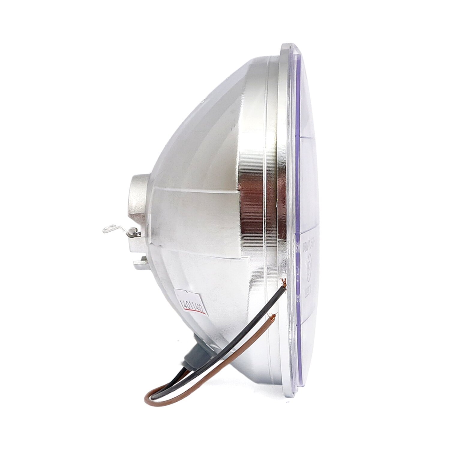 6-1/2" H4 headlamp unit. Clear lens, White