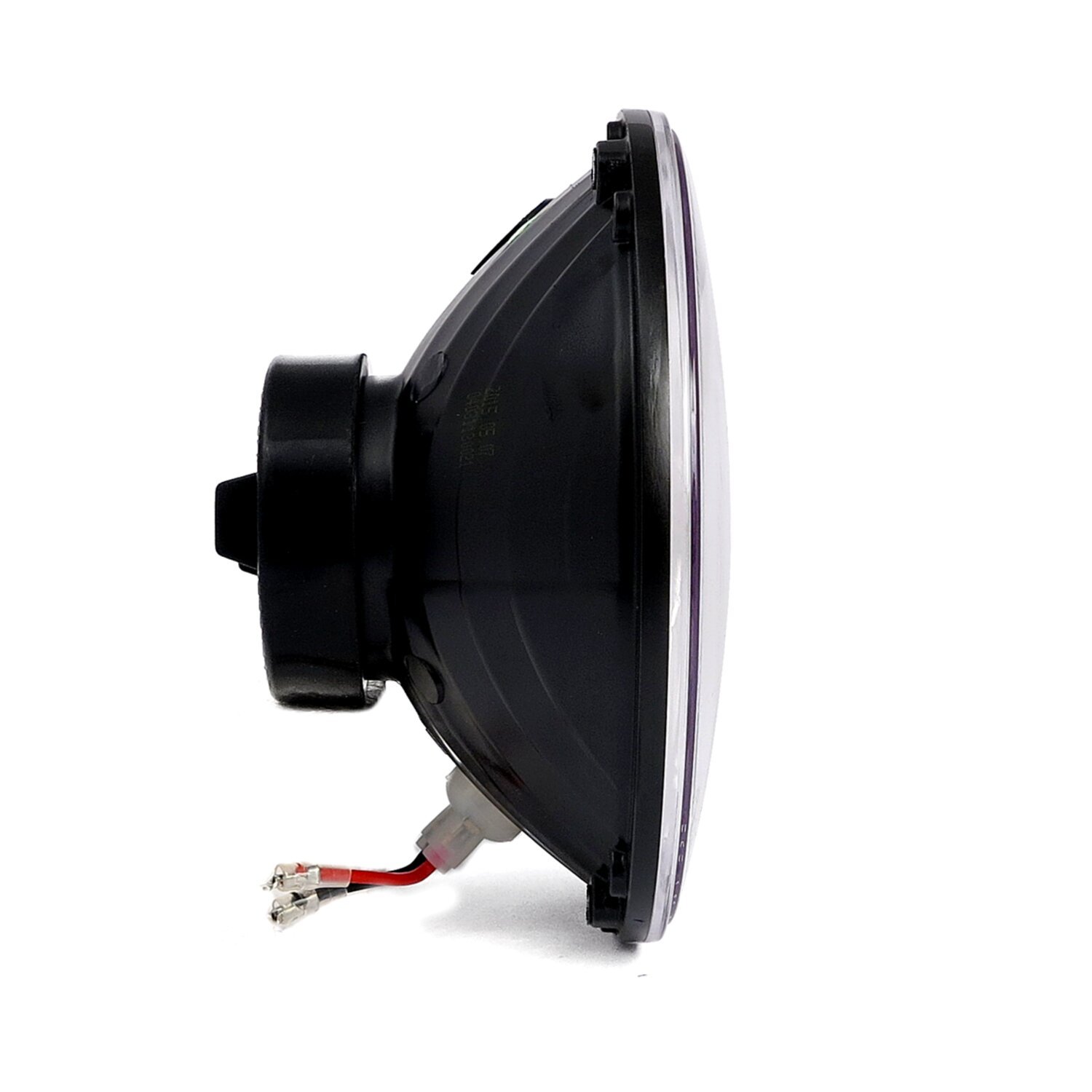 7" H4 headlamp unit. Clear lens, White