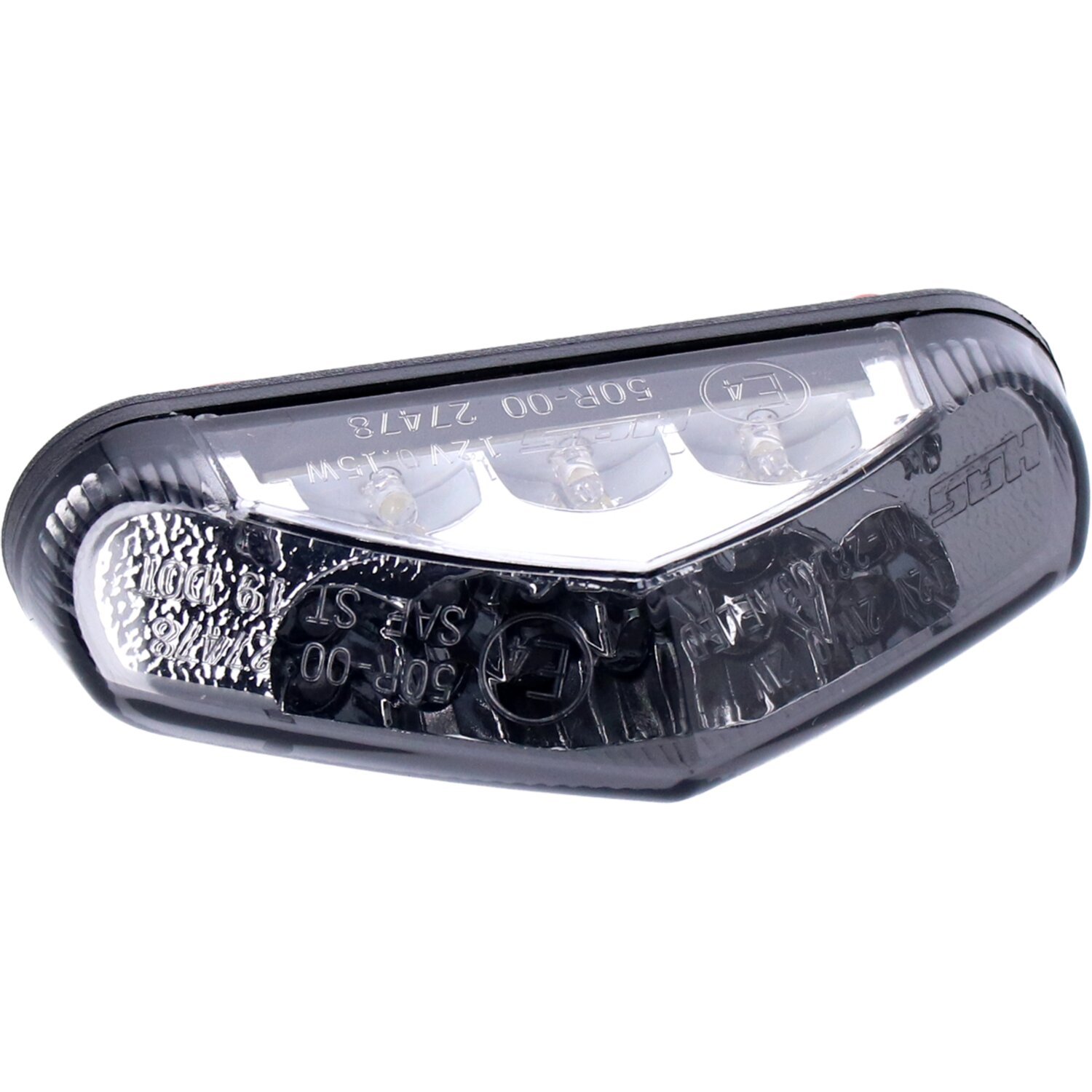 Navigator LED taillight. Smoke lens, Gray, Satin