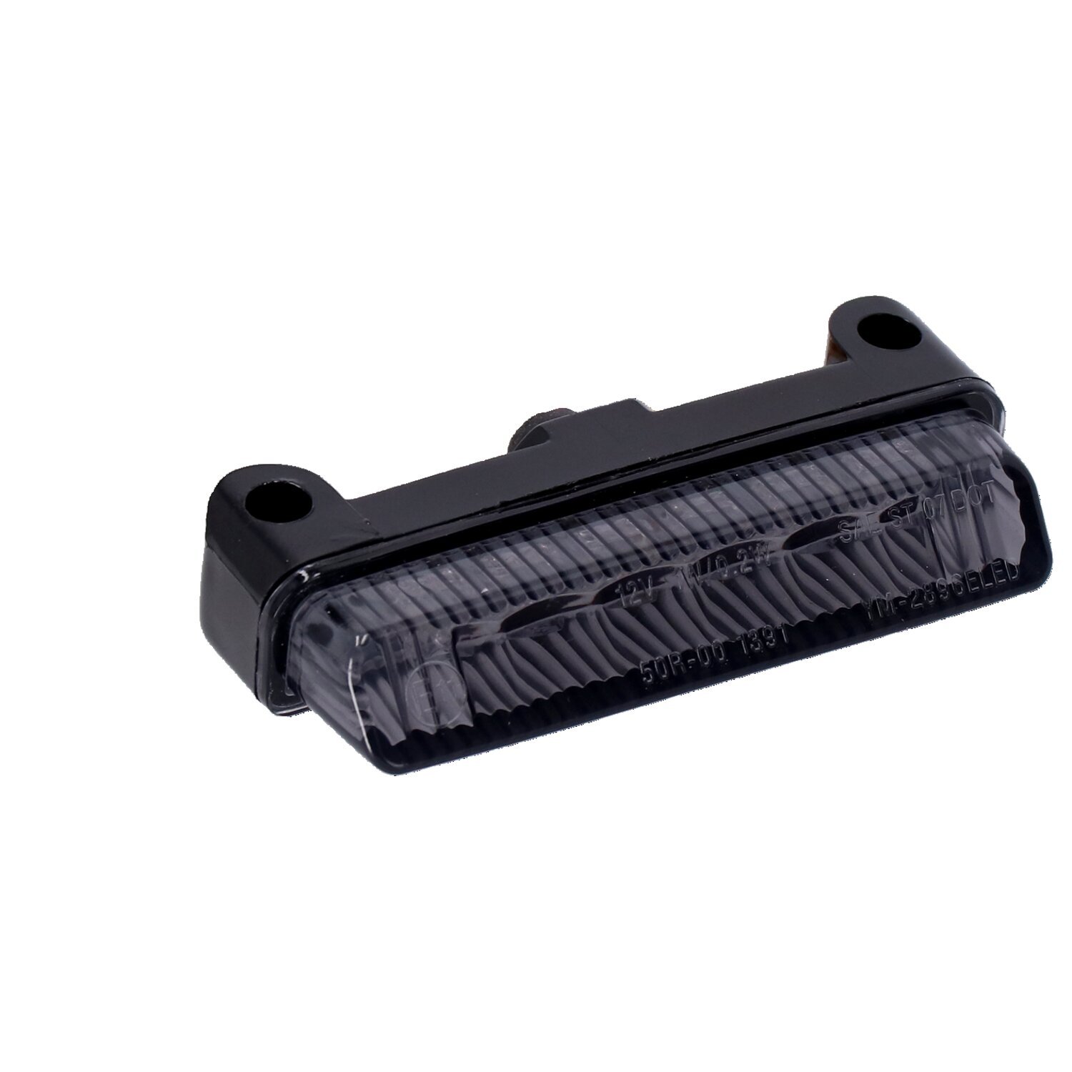 Donovan, mini LED taillight. Black. Smoke lens