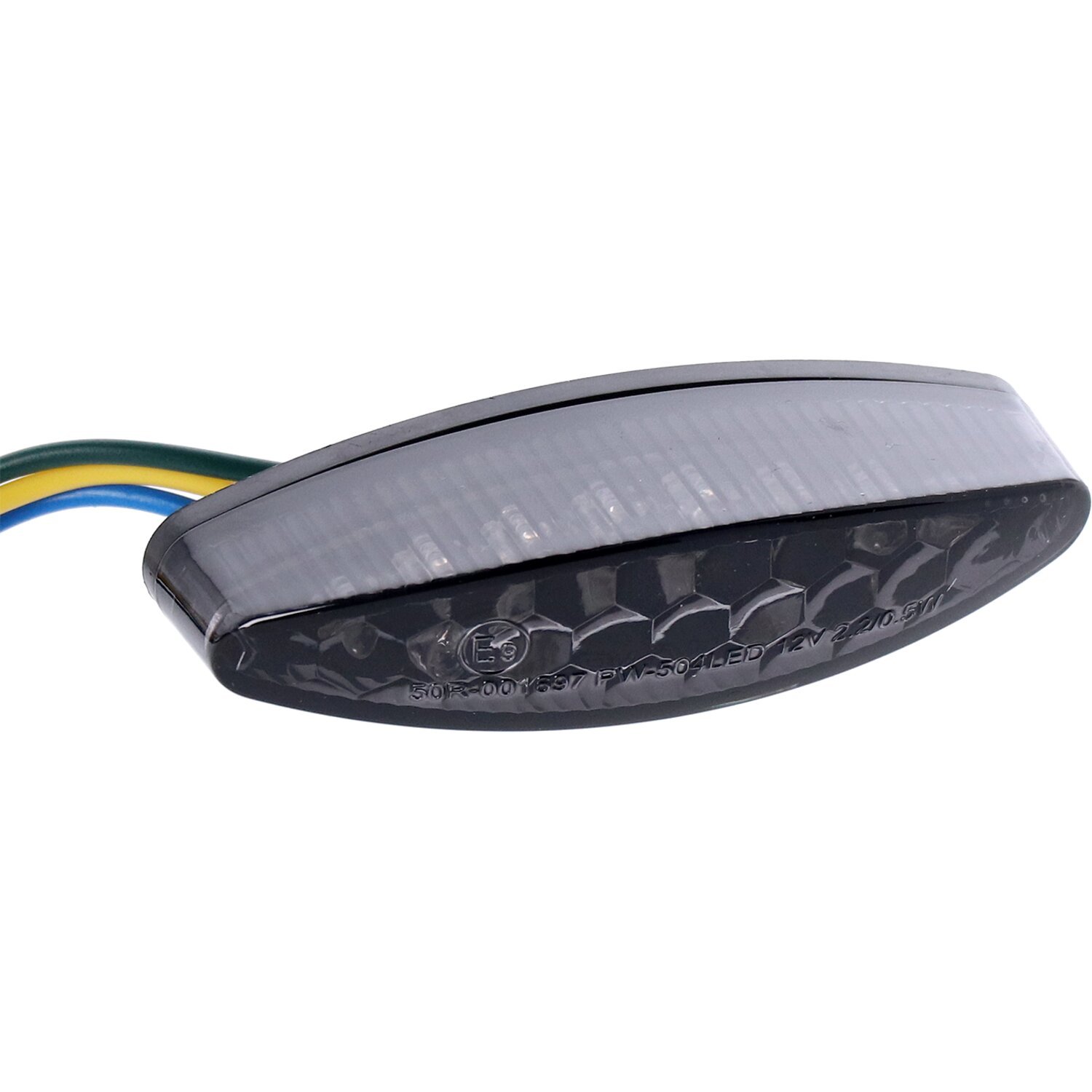 LPL super-mini LED taillight. Smoke lens, Red
