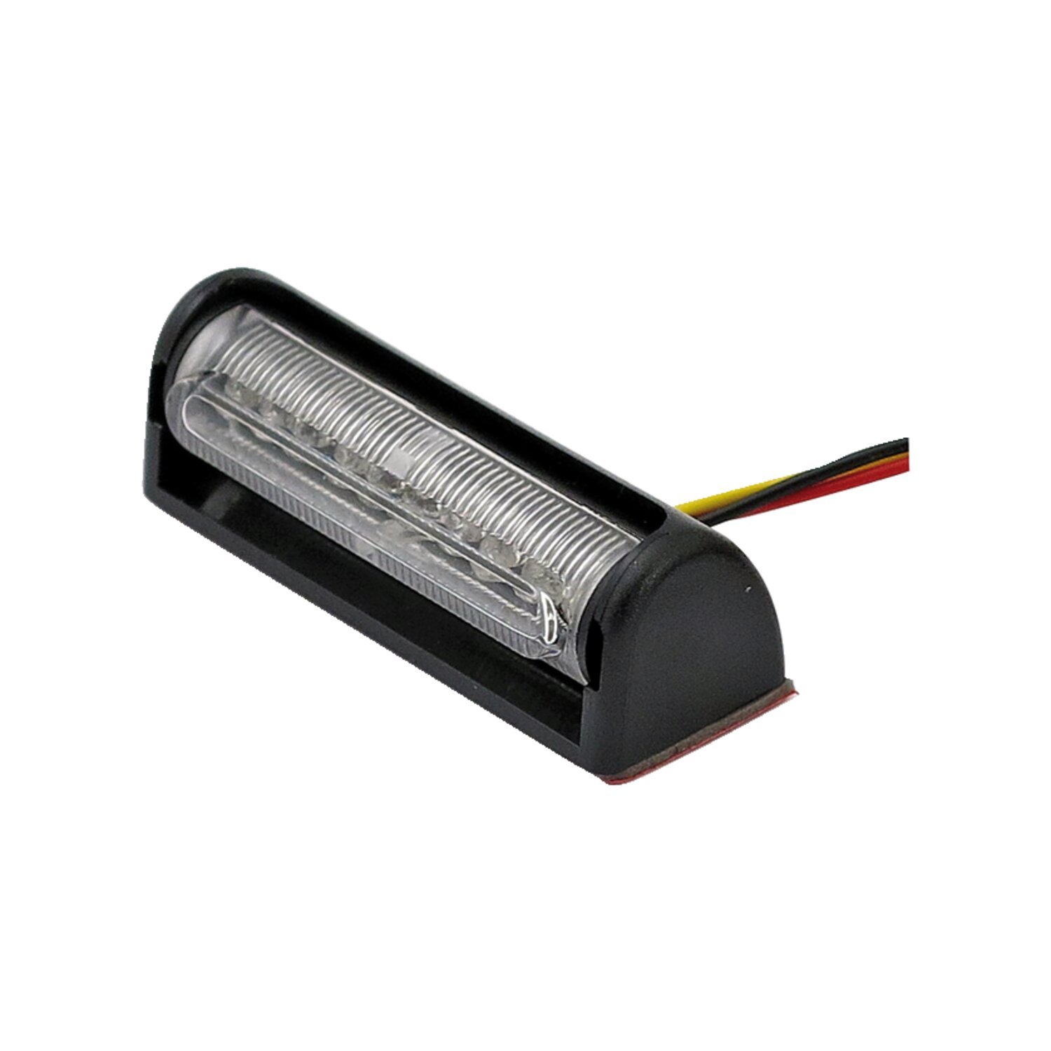 Multiflex LED taillight. Black. Clear lens