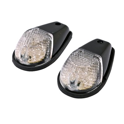 '- Black ABS housing 
- Clear lens 
- ECE approved lens 
- Universal use on virtually amy flat surface 
- Dimensions: 92mm long x 55mm wide x 33mm high 
- Mounting hole distance 66mm