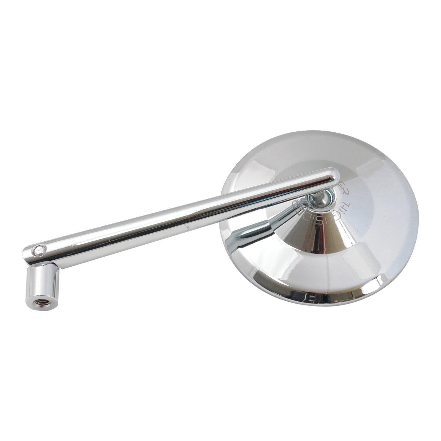 Montana round mirror. Chrome, l&r, Silver