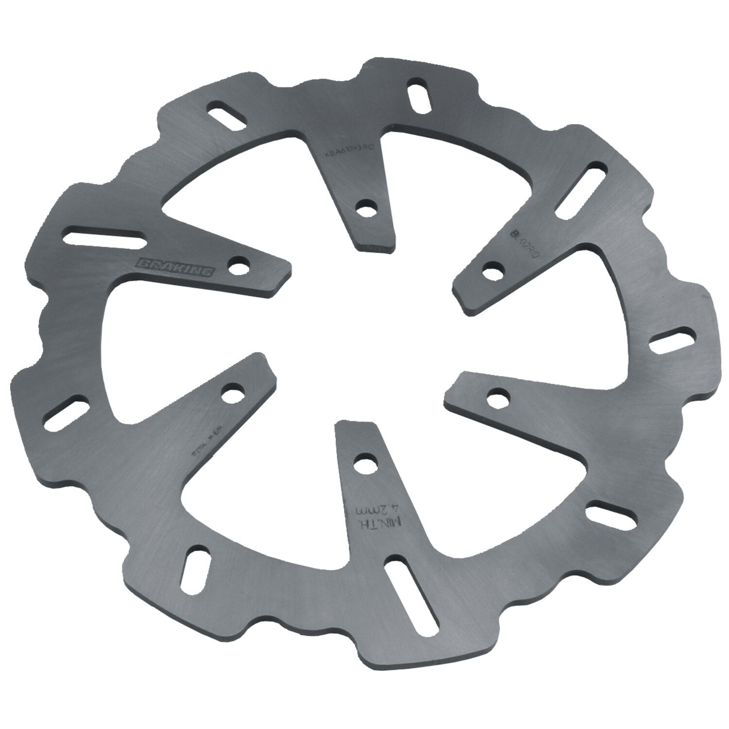 Braking, Buell wave brake rotor. Rear