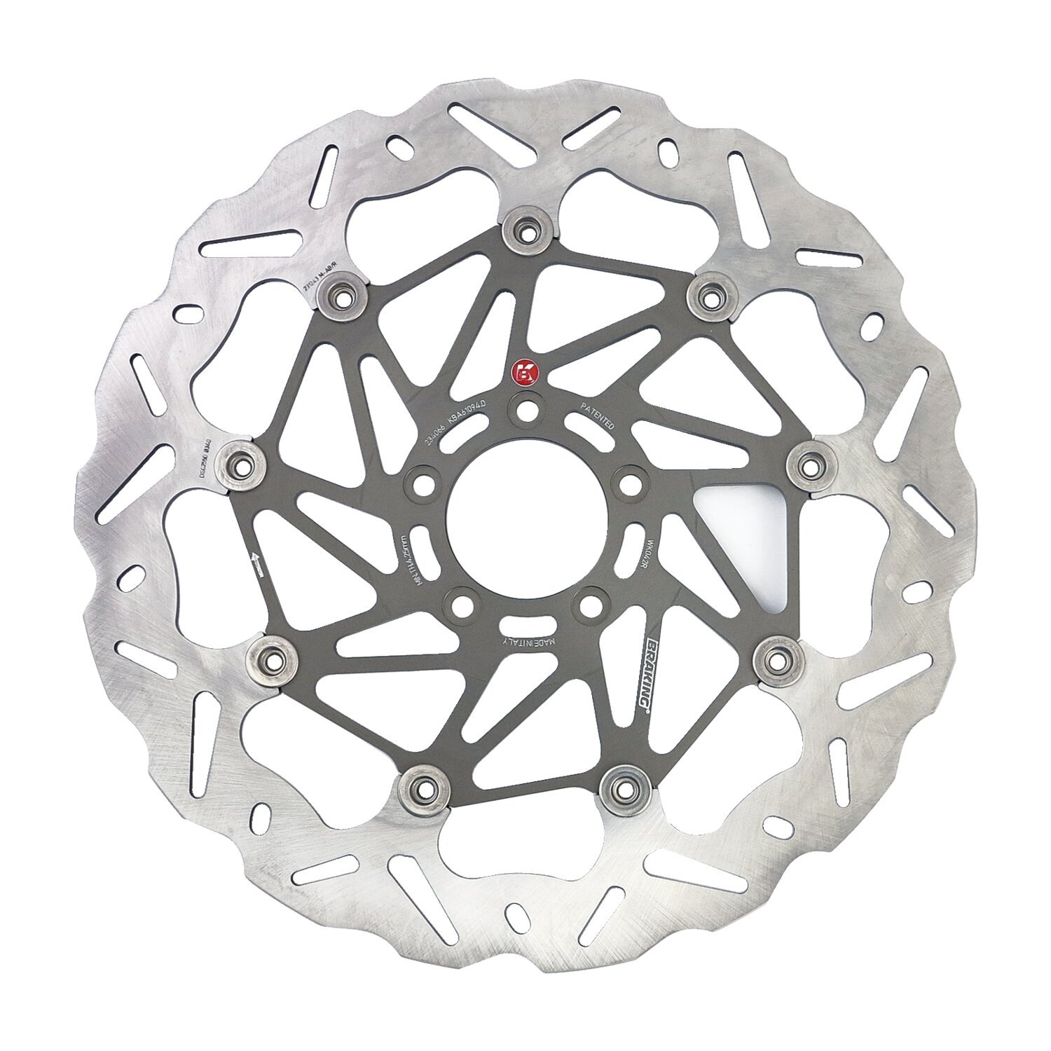 Braking, Buell wave brake rotor. Front