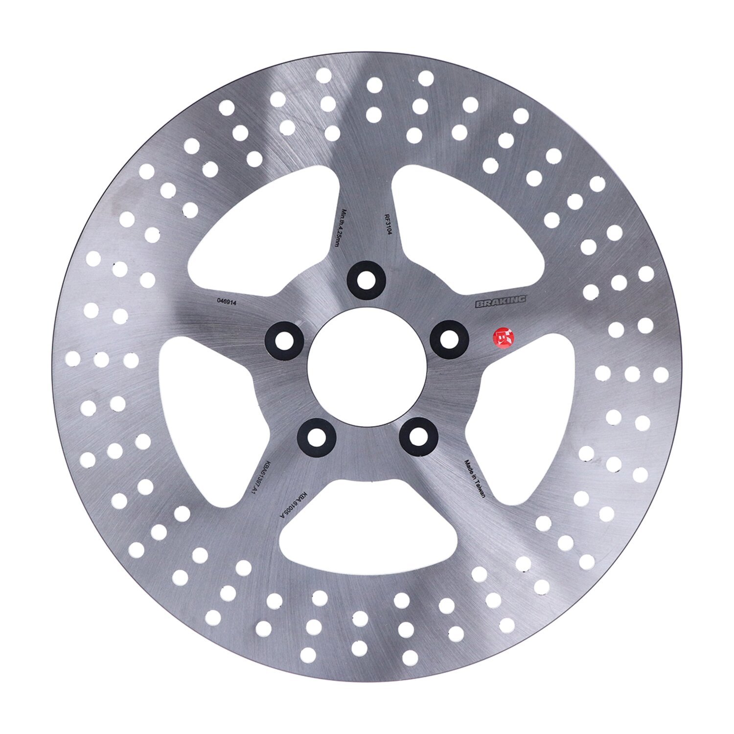 Braking solid brake rotor 11.8", front left & right