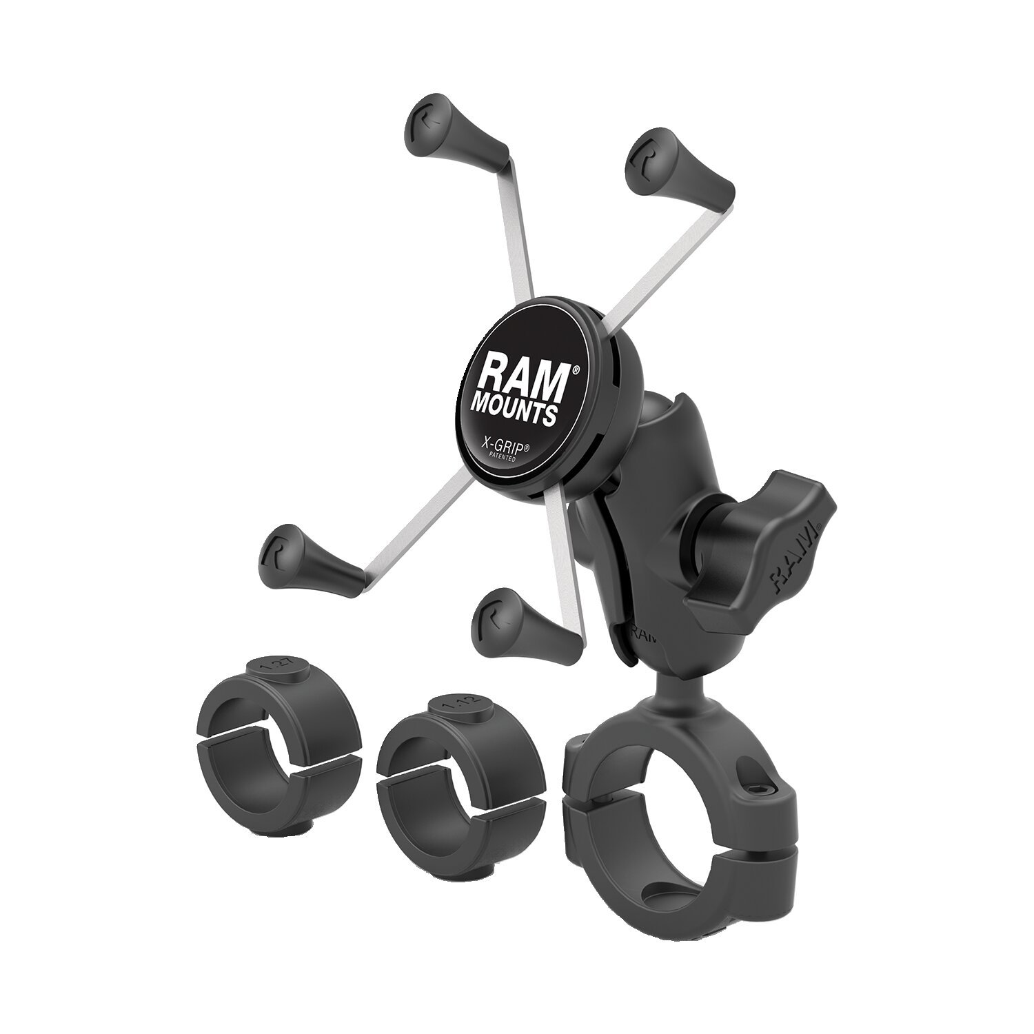 RAM Mounts, X-Grip Phone mount Torque rail base. Large phone, Black