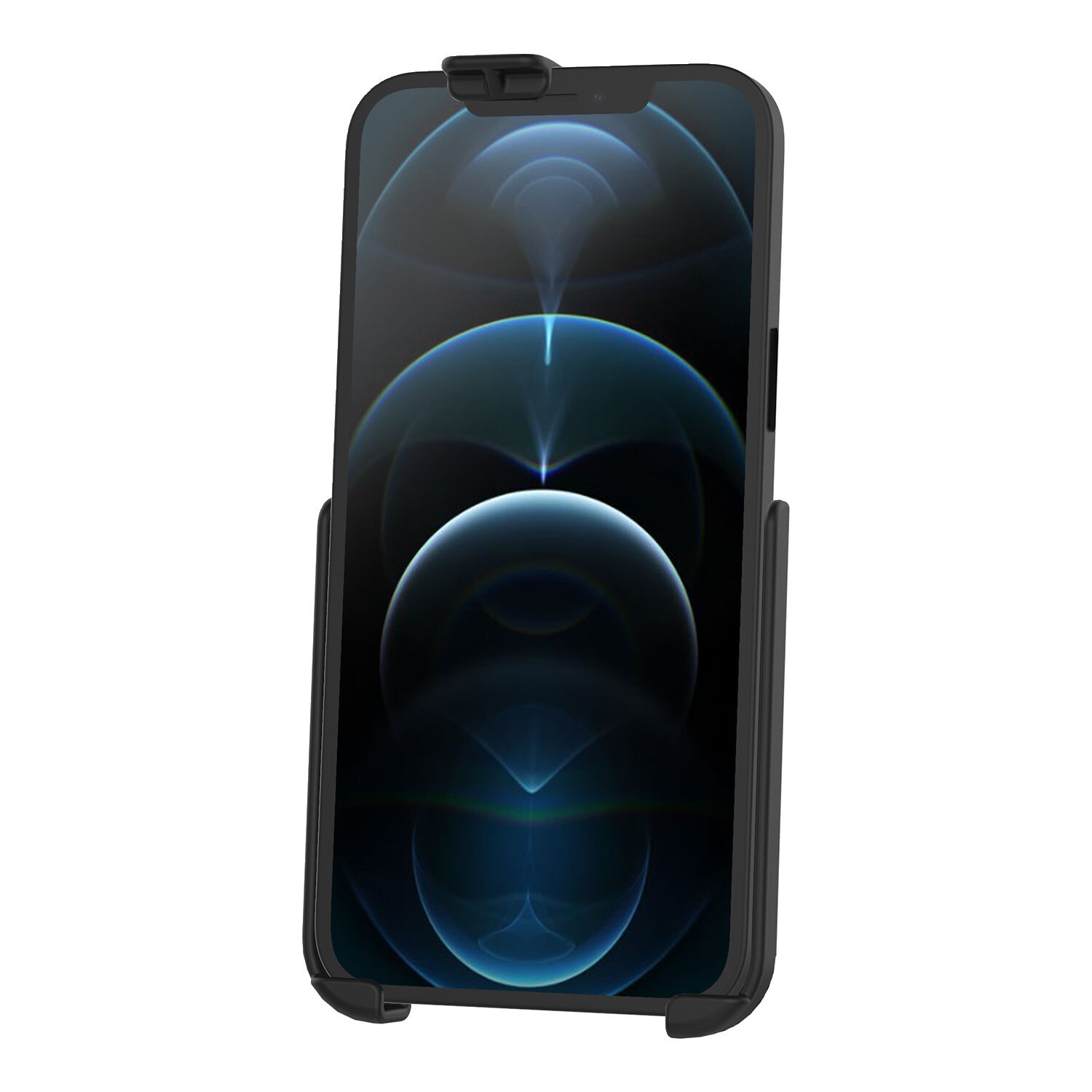 RAM Mounts, Form-fit cradle for Apple iPhone 12 Pro Max & 13, Black