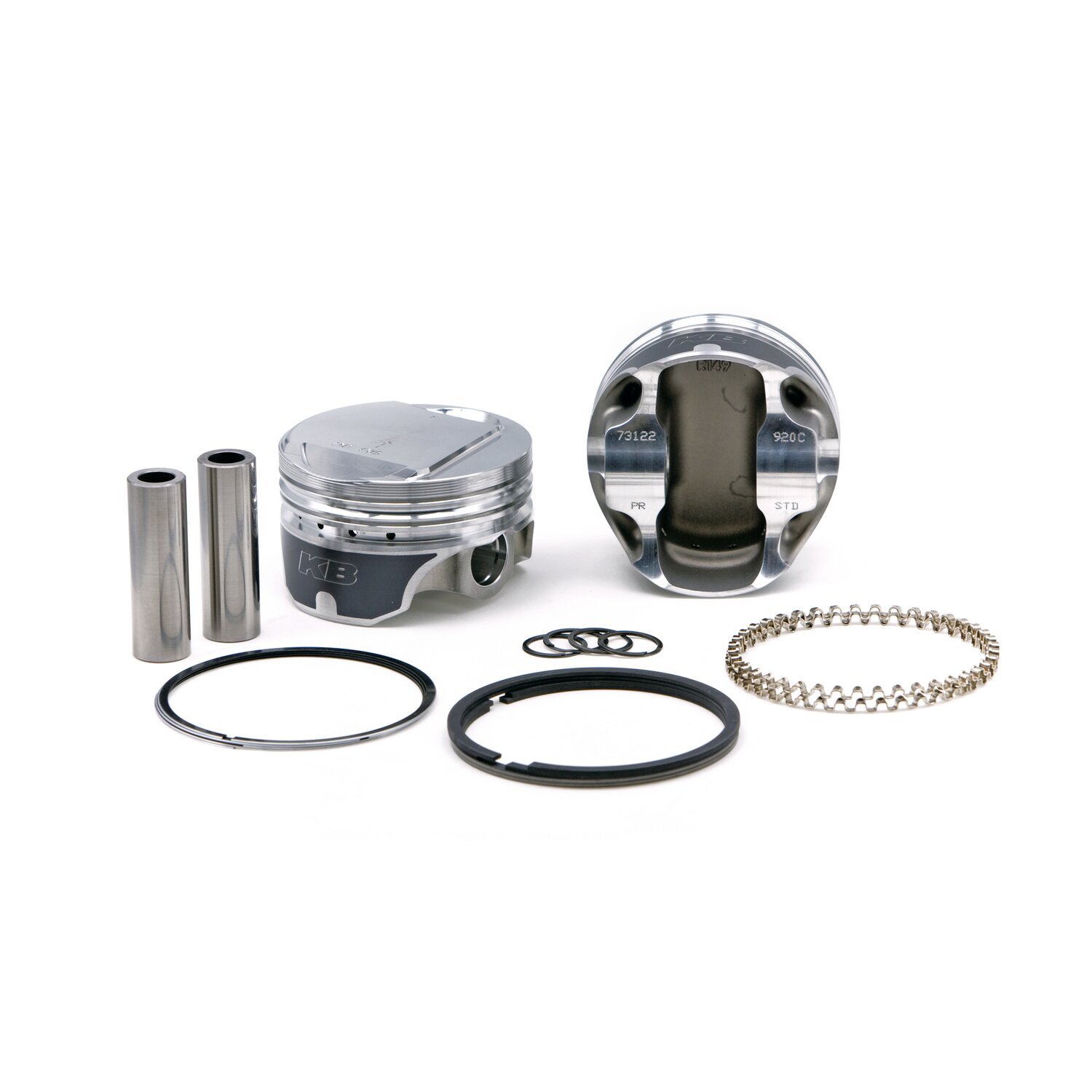 KB Performance, 1340 Evo B.T. forged piston kit. +.020"